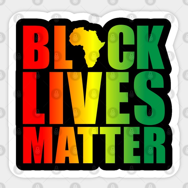 Black Lives Matter | African American | Protest Sticker by UrbanLifeApparel